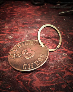 Champ's Speedshop - Brothel Coin - Vintage Keychain