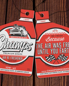Champ's Speedshop - New Car Air Re-Freshener