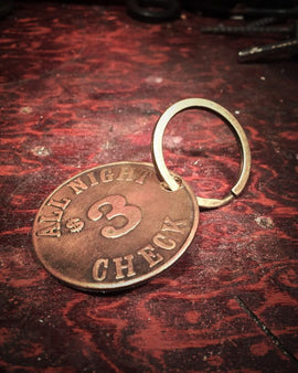 Champ's Speedshop - Brothel Coin - Vintage Keychain
